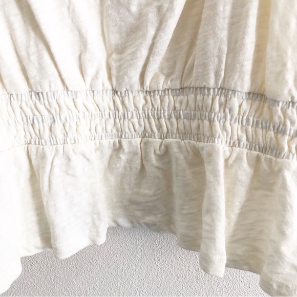 Marine Layer Dylan Smocked Tank Antique White XL - Picture 7 of 12